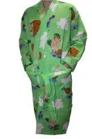 халат женский из вафельной ткани, однотонный, бацькина баня