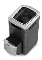 печь для бани тмф тунгуска 2017 inox нер. дверца антрацит