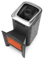 печь для бани тмф тунгуска 2017 inox витра т\обменник антрацит #